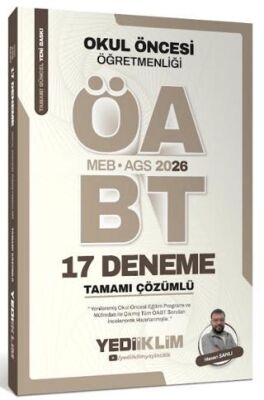 2026 MEB-AGS ÖABT Okul Öncesi Öğretmenliği Tamamı Çözümlü 17 Deneme - 1