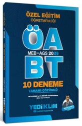 2026 MEB-AGS ÖABT Özel Eğitim Öğretmenliği Tamamı Çözümlü 10 Deneme - Yediiklim Yayınları