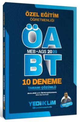 2026 MEB-AGS ÖABT Özel Eğitim Öğretmenliği Tamamı Çözümlü 10 Deneme - 1