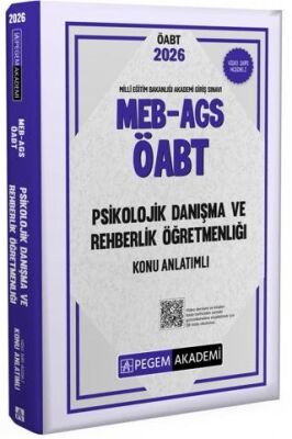 2026 MEB AGS ÖABT Psikolojik Danışma ve Rehberlik Konu Anlatımlı - 1