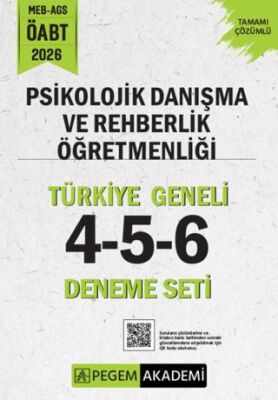 2026 MEB AGS ÖABT Psikolojik Danışma ve Rehberlik Öğretmenliği Tamamı Çözümlü Türkiye Geneli 4-5-6 - 1