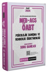 2026 MEB AGS ÖABT Psikolojik Danışma ve Rehberlik Tamamı Çözümlü Soru Bankası - Pegem Akademi Yayıncılık