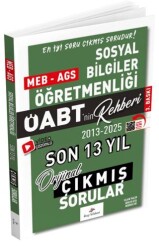 2026 MEB-AGS ÖABT Sosyal Bilgiler ÖABT`nin Rehberi Konularına Göre Tasnif Edilmiş Son 13 Yıl Orijina - Dizgi Kitap