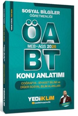 2026 MEB AGS ÖABT Sosyal Bilgiler Öğretmenliği Coğrafya Siyaset Bilimi ve Diğer Sosyal Bilim Alanlar - 1