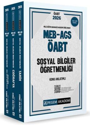 2026 MEB AGS ÖABT Sosyal Bilgiler Öğretmenliği Konu Anlatımlı 3 Kitap - 1