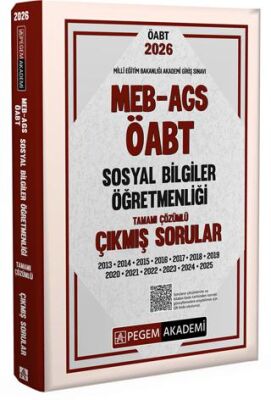 2026 MEB AGS ÖABT Sosyal Bilgiler Öğretmenliği Tamamı Çözümlü Çıkmış Sorular - 1