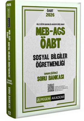 2026 MEB AGS ÖABT Sosyal Bilgiler Öğretmenliği Tamamı Çözümlü Soru Bankası - 1