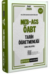 2026 MEB AGS ÖABT Tarih Öğretmenliği Konu Anlatımlı - Pegem Akademi Yayıncılık