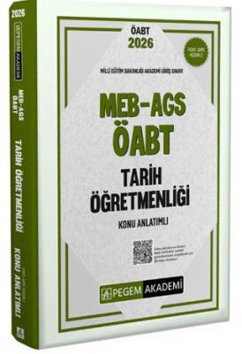 2026 MEB AGS ÖABT Tarih Öğretmenliği Konu Anlatımlı - 1
