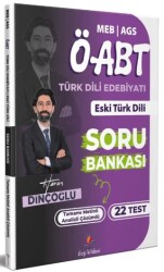 2026 MEB AGS ÖABT Türk Dili ve Edebiyatı Öğretmenliği Eski Türk Dili Tamamı Çözümlü Soru Bankası - Dizgi Kitap