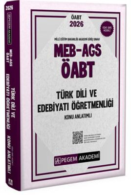 2026 MEB-AGS ÖABT Türk Dili ve Edebiyatı Öğretmenliği Konu Anlatımlı - 1