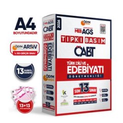 2026 MEB-AGS ÖABT Türk Dili ve Edebiyatı Öğretmenliği ÖSYM Tıpkı Basım 13lü Deneme Paketi Dijital Çö - İnformal Yayınları