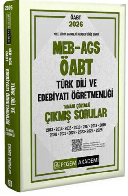 2026 MEB AGS ÖABT Türk Dili ve Edebiyatı Öğretmenliği Tamamı Çözümlü Çıkmış Sorular - 1