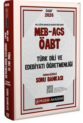 2026 MEB AGS ÖABT Türk Dili ve Edebiyatı Öğretmenliği Tamamı Çözümlü Soru Bankası - 1
