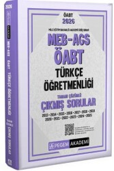 2026 MEB AGS ÖABT Türkçe Öğretmenliği Tamamı Çözümü Çıkmış Sorular - Pegem Akademi Yayıncılık