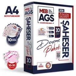 2026 MEB AGS Şaheser DENEME Paketi YENİ SİSTEM 10lu KURUMSAL Çözümlü DenemeTG Mobil Değerlendirme - İnformal Yayınları