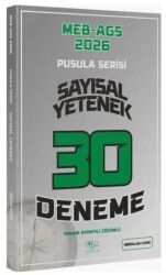 2026 MEB-AGS Sayısal Yetenek 30 Deneme Çözümlü Pusula Serisi - CBA Akademi