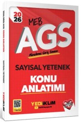 2026 MEB AGS Sayısal Yetenek Konu Anlatımı - Yediiklim Yayınları