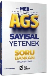 2026 MEB - AGS Sayısal Yetenek Soru Bankası Tamamı Çözümlü - Deli Defteri Yayınları