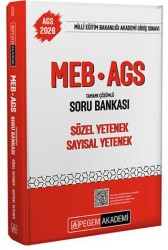 2026 MEB-AGS Soru Bankası Tamamı Çözümlü Sözel Yetenek Sayısal Yetenek - Pegem Akademi Yayıncılık