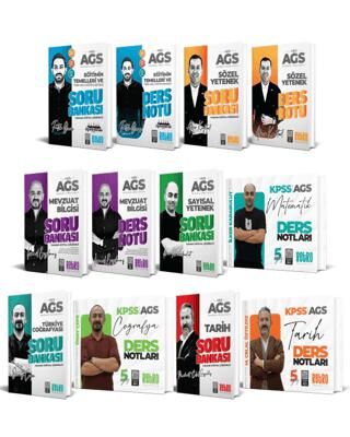 2026 MEB AGS Soru Bankası ve Ders Notları 12 Kitap - 1