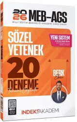 2026 MEB-AGS Sözel Yetenek 20 Deneme Çözümlü - İndeks Akademi Yayıncılık