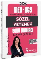 2026 MEB-AGS Sözel Yetenek Soru Bankası Çözümlü - Hoca Kafası Yayınları