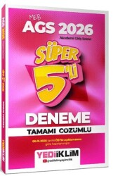 2026 MEB AGS Tamamı Çözümlü Süper 5`li Deneme - Yediiklim Yayınları