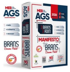 2026 MEB AGS Tarih-Coğrafya-Mevzuat 3 Adım 3lü Manifesto 90 Adet Dijital Çözümlü Branş Deneme Seti - İnformal Yayınları