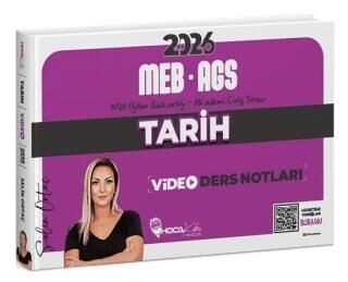 2026 MEB-AGS Tarih Video Ders Notları - 1