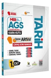 2026 MEB-AGS TARİH’in Kara Kutusu 1.Cilt Genel ve Osmanlı Tarihi ÖSYM Çıkmış Çözümlü Soru Bankası - Karakutu Yayın