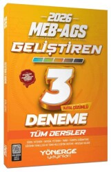 2026 MEB-AGS Tüm Dersler Geliştiren 3 Deneme Çözümlü - Yönerge Yayınları