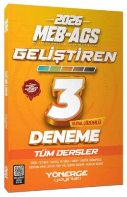2026 MEB-AGS Tüm Dersler Geliştiren 3 Deneme Çözümlü - 1