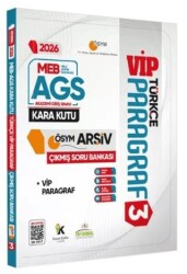 2026 MEB-AGS Türkçenin Kara Kutusu PARAGRAF 3 VİP ÖSYM Çıkmış Soru Havuzu Bankası Dijital Çözümlü - Karakutu Yayın