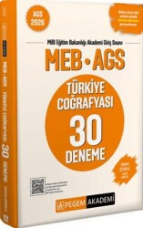 2026 MEB AGS Türkiye Coğrafyası 30 Deneme - Pegem Akademi Yayıncılık