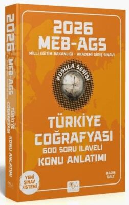 2026 MEB-AGS Türkiye Coğrafyası Konu Anlatımı Pusula Serisi - 1