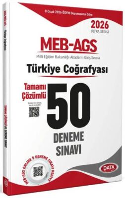 2026 MEB-AGS Türkiye Coğrafyası Tamamı Çözümlü 50 Deneme Sınavı - 1