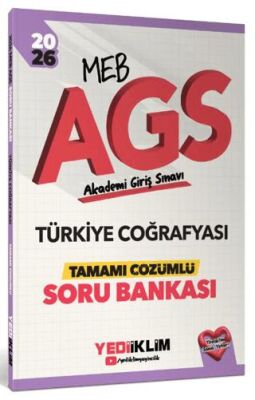 2026 MEB AGS Türkiye Coğrafyası Tamamı Çözümlü Soru Bankası - 1
