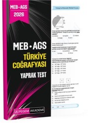 2026 MEB AGS Türkiye Coğrafyası Yaprak Test - Pegem Akademi Yayıncılık