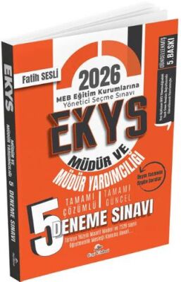 2026 MEB EKYS Müdür ve Müdür Yardımcılığı 5 Deneme Çözümlü - 1