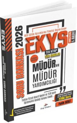 2026 MEB EKYS Müdür ve Müdür Yardımcılığı Soru Bankası - 1