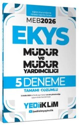 2026 MEB EKYS Müdür ve Müdür Yardımcılığı Tamamı Çözümlü 5 Deneme - Yediiklim Yayınları