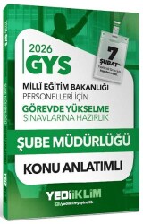 2026 MEB GYS Şube Müdürlüğü Konu Anlatımı - Yediiklim Yayınları