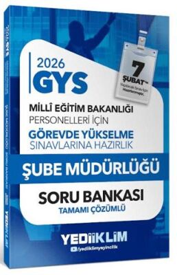 2026 MEB GYS Şube Müdürlüğü Tamamı Çözümlü Soru Bankası - 1