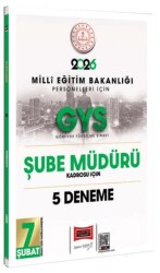 2026 MEB Personelleri İçin GYS Şube Müdürü Kadrosu İçin 5 Deneme - Yargı Yayınevi