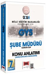 2026 MEB Personelleri İçin GYS Şube Müdürü Kadrosu İçin Çıkmış Sorularla Desteklenmiş Konu Anlatımı - Yargı Yayınevi