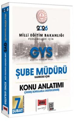 2026 MEB Personelleri İçin GYS Şube Müdürü Kadrosu İçin Çıkmış Sorularla Desteklenmiş Konu Anlatımı - 1