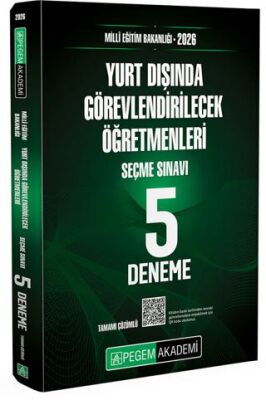 2026 MEB Yurt Dışında Görevlendirilecek Öğretmenleri Seçme Sınavı Tamamı Çözümlü 5 Deneme - 1