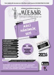 2026 Müessir Adli Hakimlik Çıkmış Soru Bankası Seti - Kuram Kitap