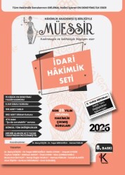 2026 Müessir İdari Hakimlik Çıkmış Soru Bankası Seti - Kuram Kitap
